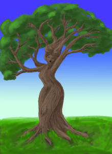 Illustration of Gaia as Tree