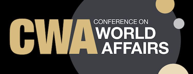Logo for the Conference on World Affairs